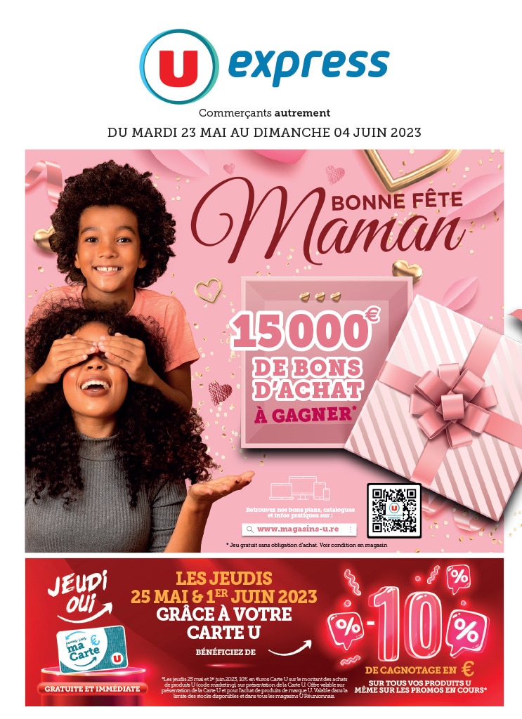 Couverture U Express Fête des mamans du mardi 23 mai au dimanche 04 juin 2023